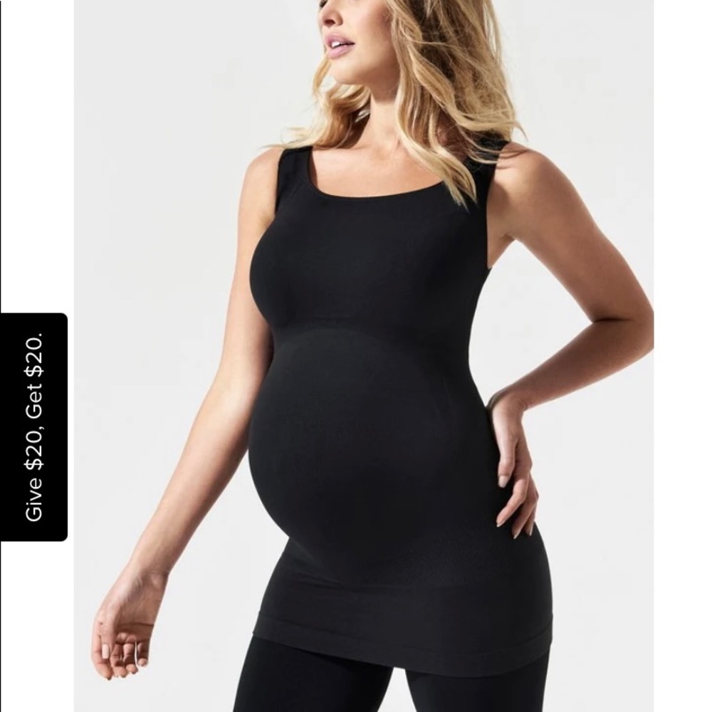 Blanqi everyday Maternity Belly Support Tanktop NWOT